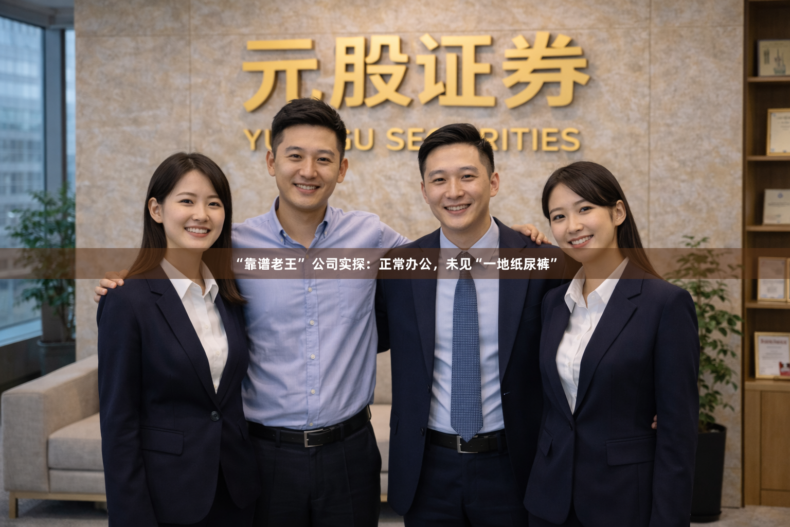 “靠谱老王” 公司实探：正常办公，未见“一地纸尿裤”