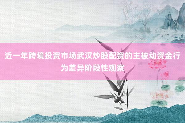 近一年跨境投资市场武汉炒股配资的主被动资金行为差异阶段性观察