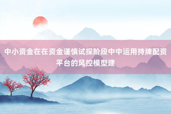 中小资金在在资金谨慎试探阶段中中运用持牌配资平台的风控模型建